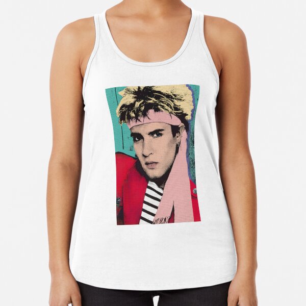 Simon Le Bon Comic Racerback Tank Top