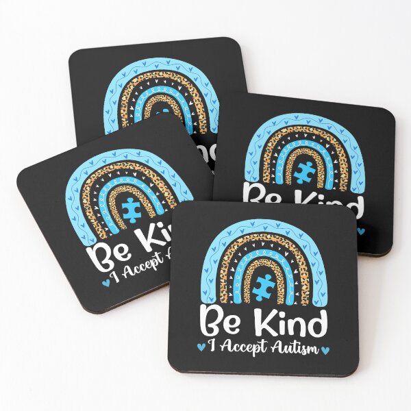 Item preview, Be Kind Autism Awareness Leopard Rainbow Choose Kindness designed and sold by HaaChris-Artis.
