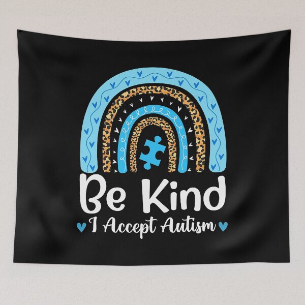 Item preview, Be Kind Autism Awareness Leopard Rainbow Choose Kindness designed and sold by HaaChris-Artis.