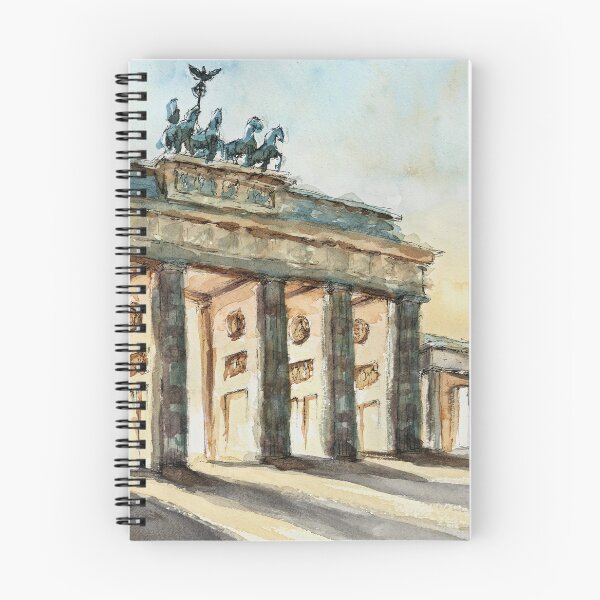Artikelvorschau, Brandenburger Tor in Berlin - Aquarell und Stift - James Sheppard (alle Erlöse für wohltätige Zwecke) entworfen und verkauft von james-sheppard.