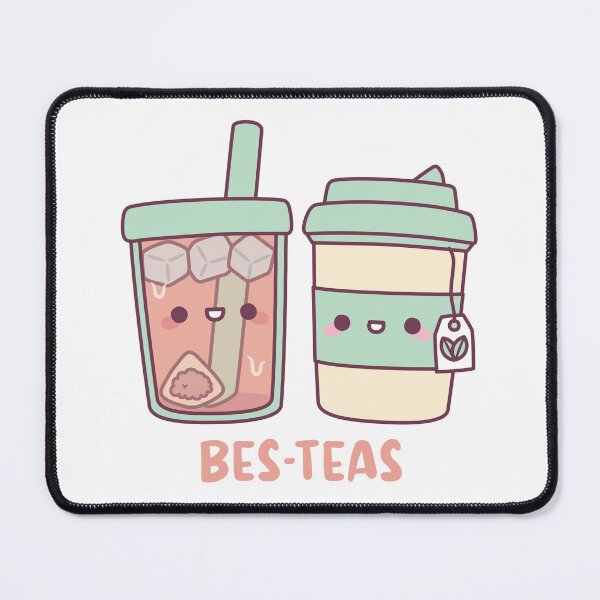 Item preview, Cute Takeaway Ice and Hot Teas Bes Teas Besties designed and sold by rustydoodle.