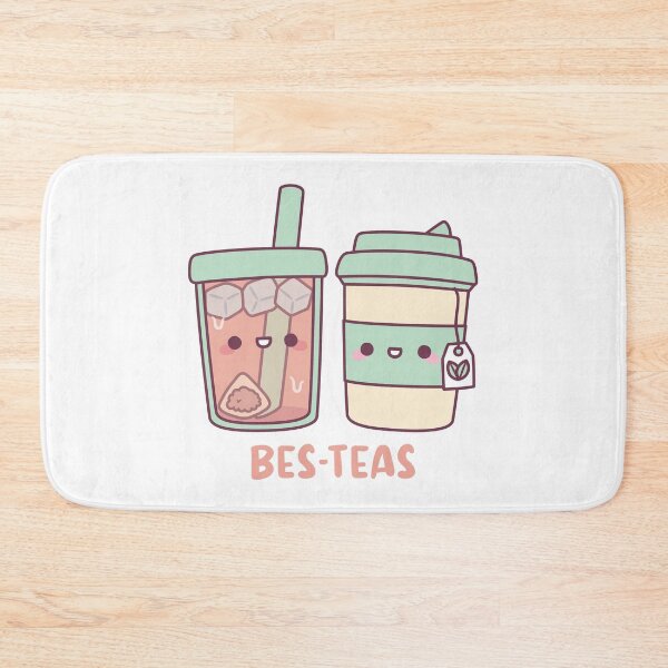 Item preview, Cute Takeaway Ice and Hot Teas Bes Teas Besties designed and sold by rustydoodle.