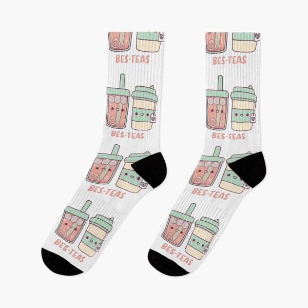 Item preview, Cute Takeaway Ice and Hot Teas Bes Teas Besties designed and sold by rustydoodle.