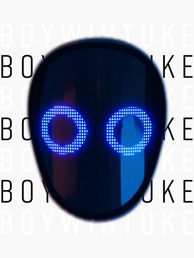 BoywithUke Bluetooth LED Face Changing Mask Diy Picture Text