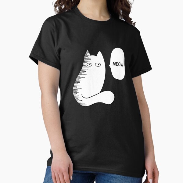 Item preview, Cat meow funny Saitama meme designed and sold by MerchSenpai.