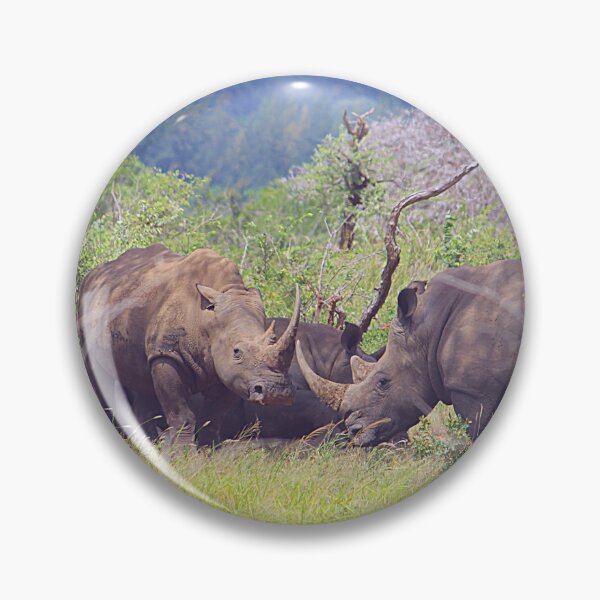 Item preview, Magnificent Black Rhino in the African Bush designed and sold by FishEagle.