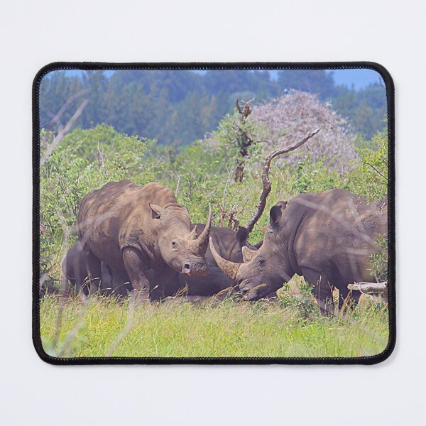 Item preview, Magnificent Black Rhino in the African Bush designed and sold by FishEagle.