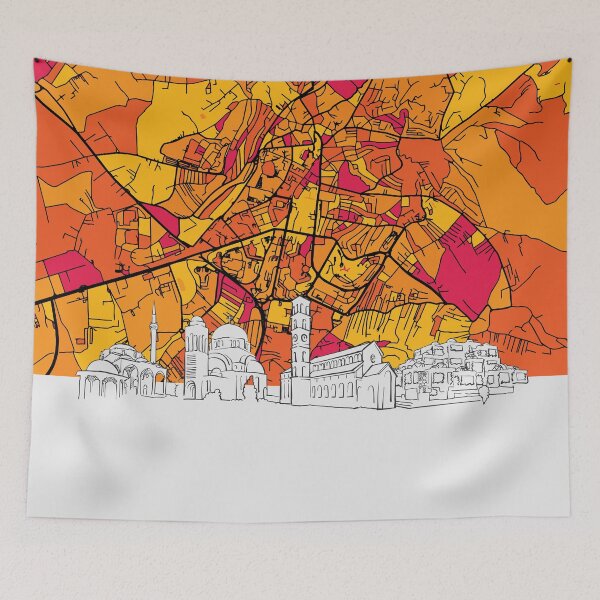 Item preview, Pristina Panorama Sketch designed and sold by hebstreit.