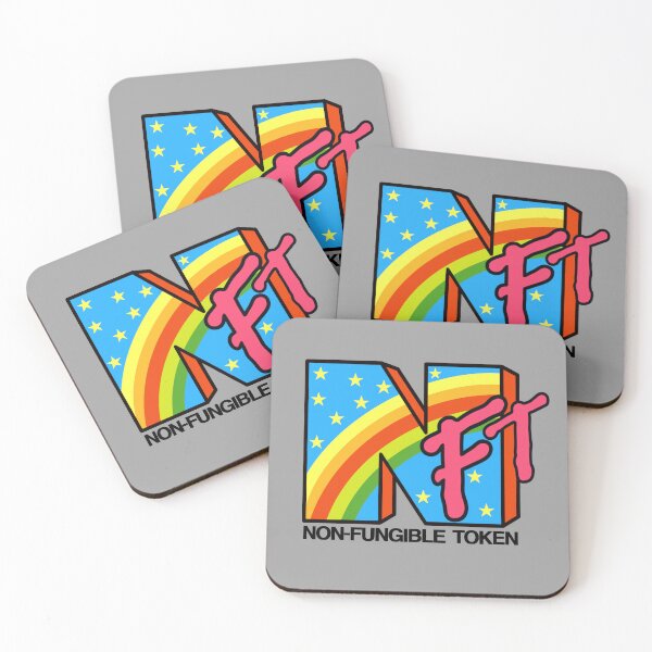 Item preview, NFT shirt, NFT stickers, web 3, mtv inspired, 90s babes, crypto, metaverse designed and sold by MJ Koldewyn.