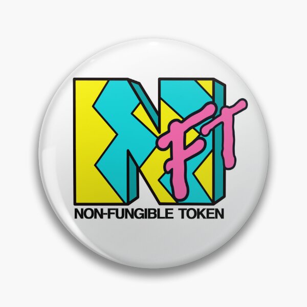 Item preview, NFT shirt, NFT stickers, web 3, mtv inspired, 90s babes, crypto, metaverse designed and sold by MJ Koldewyn.