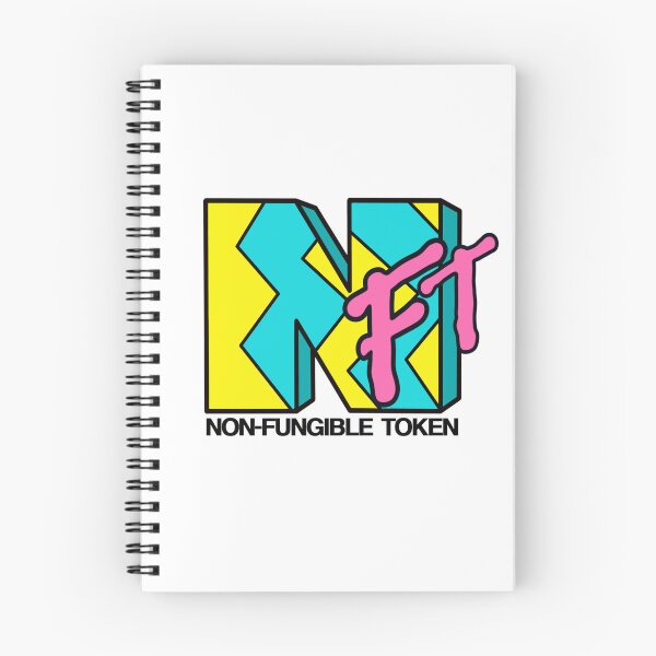 Item preview, NFT shirt, NFT stickers, web 3, mtv inspired, 90s babes, crypto, metaverse designed and sold by MJ Koldewyn.