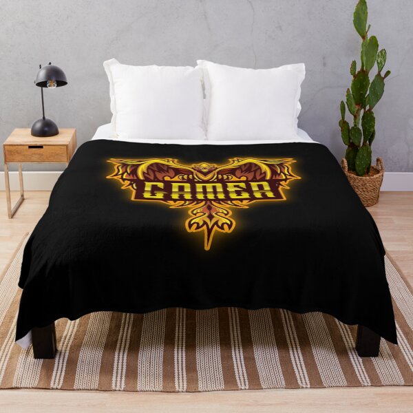 Item preview, Gamer with Flaming Phoenix Bird designed and sold by PRIVARSHU.