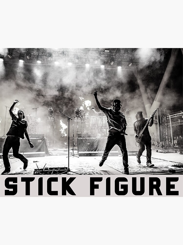 "Stick Figure Concert" Sticker by Ashellia00 Redbubble