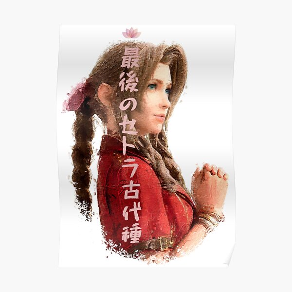 Aerith FF Poster For Sale By Daredemodaisuki Redbubble