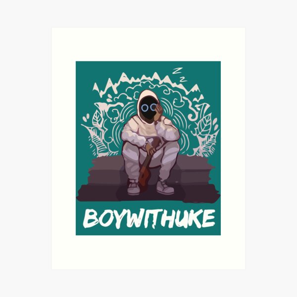 Aperçu de l'œuvre Chanson BoyWithUke (Garçon avec Uke) créée et vendue par DecalDepotAB.