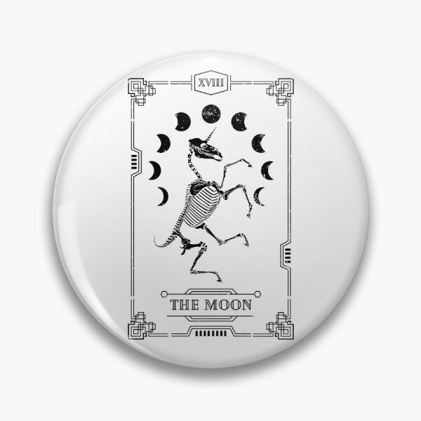 Item preview, Moon Tarot Card Unicorn Zombiecorn Skeleton Gothic Halloween designed and sold by GrandeDuc.