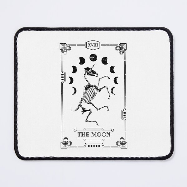 Item preview, Moon Tarot Card Unicorn Zombiecorn Skeleton Gothic Halloween designed and sold by GrandeDuc.
