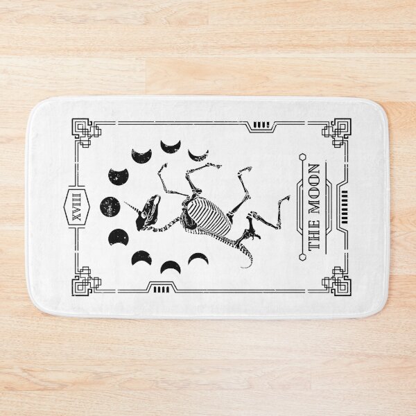 Item preview, Moon Tarot Card Unicorn Zombiecorn Skeleton Gothic Halloween designed and sold by GrandeDuc.