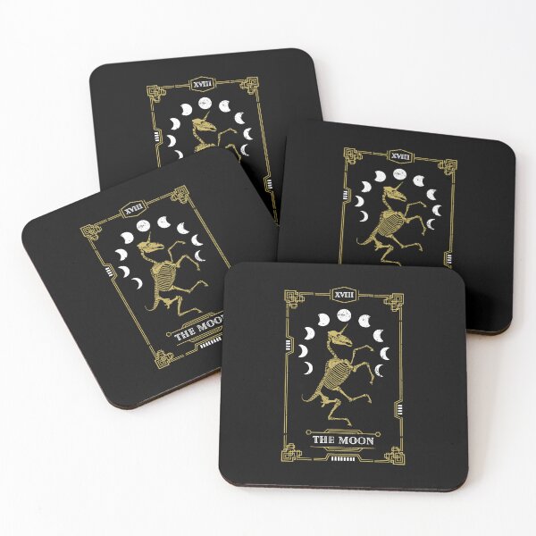 Item preview, Moon Tarot Card Unicorn Zombiecorn Skeleton Gothic Halloween designed and sold by GrandeDuc.