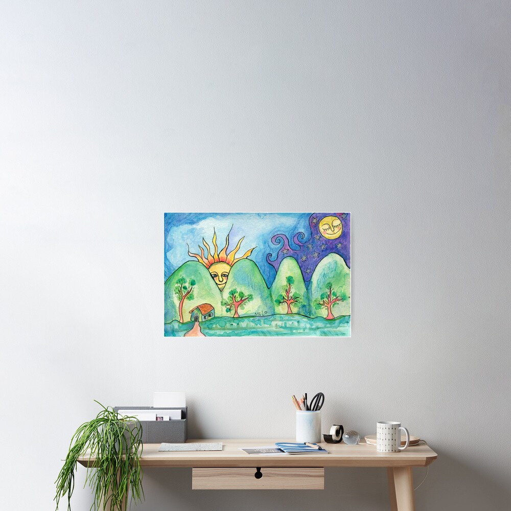 Whimsical World Poster