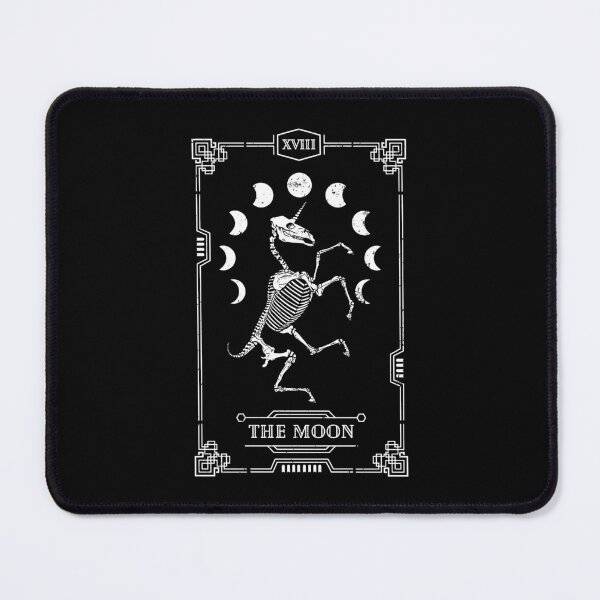 Item preview, Moon Tarot Card Unicorn Zombiecorn Skeleton Gothic Halloween designed and sold by GrandeDuc.