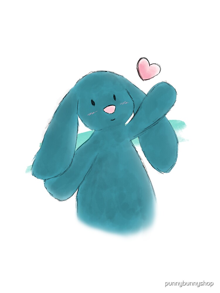 blue jellycat rabbit