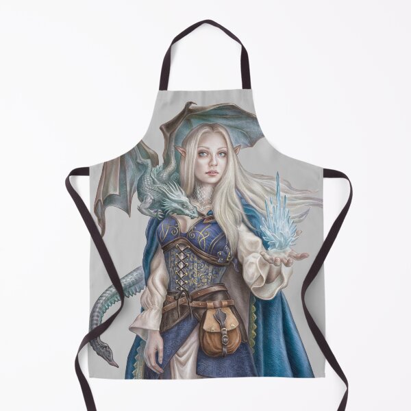 Item preview, SNIPPET - "IEL" Pallid Elf with pseudodragon designed and sold by Diana Cammarano.