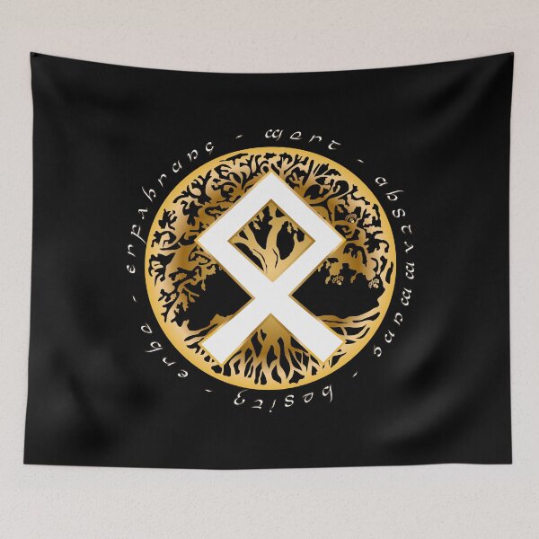 Item preview, Rune Othala Tree of Life Birthday Rune May 29th to June 14th designed and sold by der-faun.