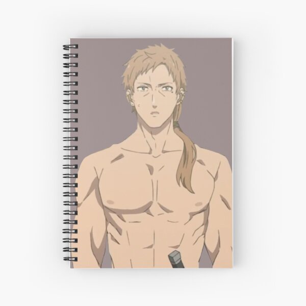 Shirtless Paul Greyrat Mushoku Tensei Spiral Notebook For Sale By Kawaiicrossing Redbubble