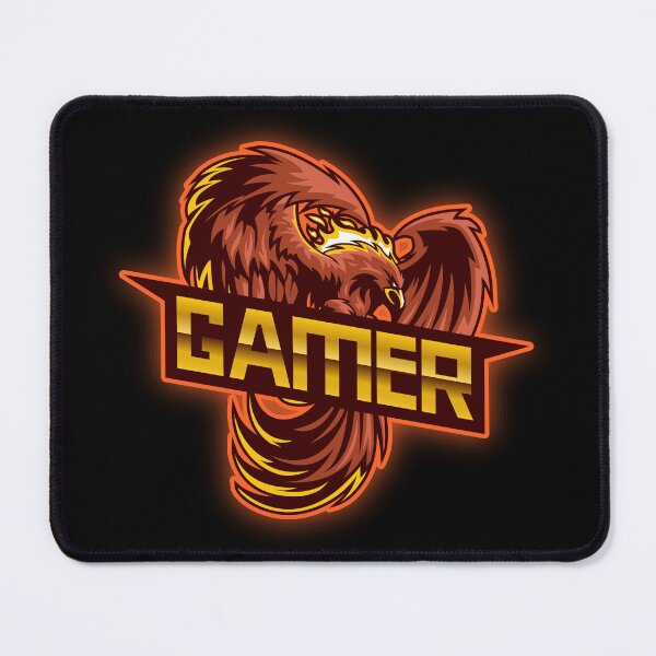 Item preview, Gamer with Reignited Phoenix Bird designed and sold by PRIVARSHU.
