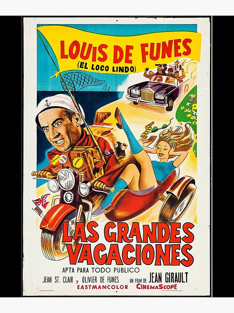 Mens Funny La Grande Vadrouille 1966 Louis De Funes Comedy Movie Cool  Graphic Gift | Magnet