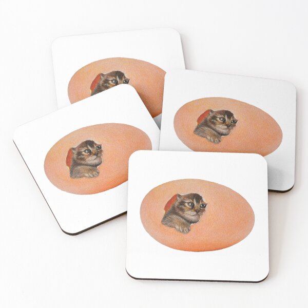 Item preview, Cat in the egg drawing designed and sold by DipakSonarArt.