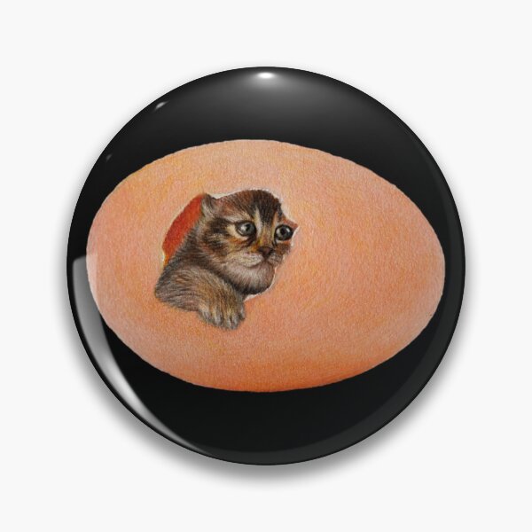 Item preview, Cat in the egg drawing designed and sold by DipakSonarArt.
