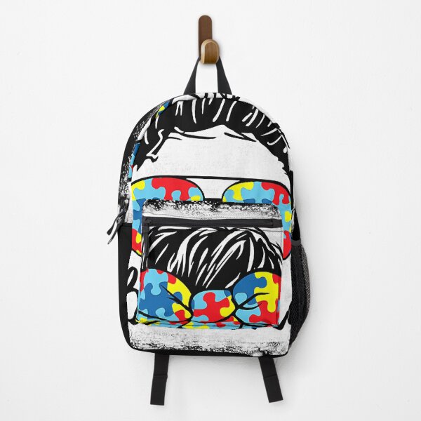 Item preview, Be Kind Autism Awareness Messy Bun Girl designed and sold by HaaChris-Artis.