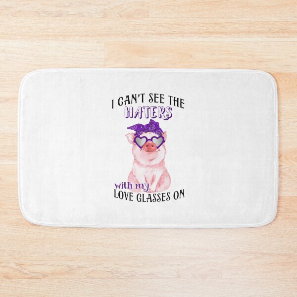 Item preview, Pig -I can't see the haters t , Pigs Lover designed and sold by HolliuxGift.