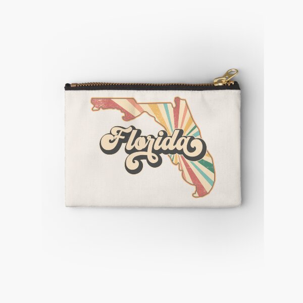 Item preview, Florida Fan Retro State, Vintage Groovy Florida Map, Distressed America Gift designed and sold by Cátia Lima.
