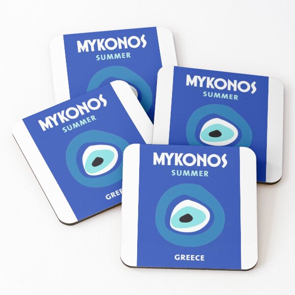 Item preview, Mykonos - evil eye - summer  designed and sold by itsmemaytal.