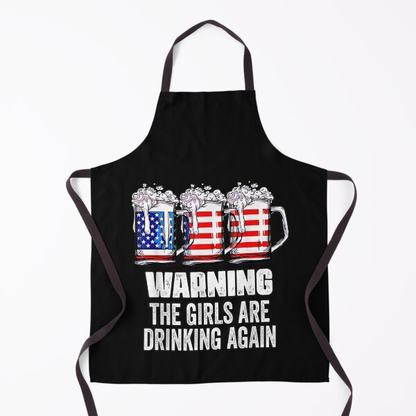 Item preview, Warning The Girls Are Drinking Again 4th of July T-Shirt designed and sold by Acton-Maran.