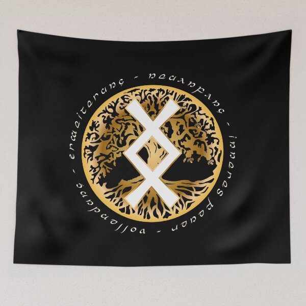 Item preview, Rune Inguz Tree of Life Birthday Rune May 14th to May 29th designed and sold by der-faun.
