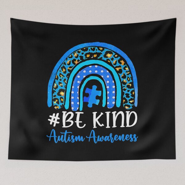 Item preview, Be Kind Autism Awareness Women Girls Leopard Rainbow designed and sold by HaaChris-Artis.