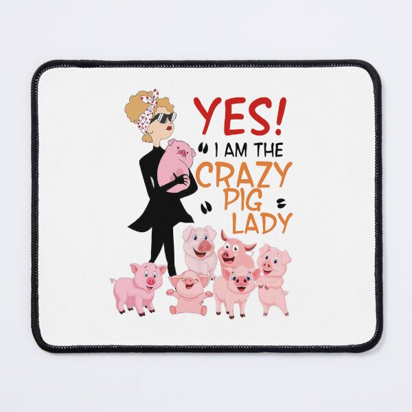 Item preview, pig- yes i am the carzy , Pigs Lover designed and sold by HolliuxGift.