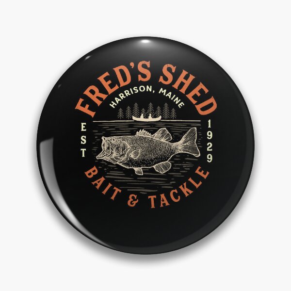 Item preview, Fred's Shed Bait & Tackle  designed and sold by HenryWalton.
