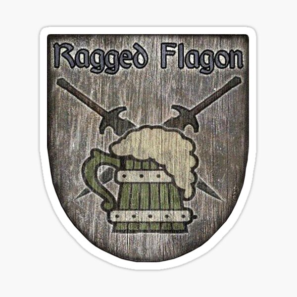 The Ragged Flagon Sticker