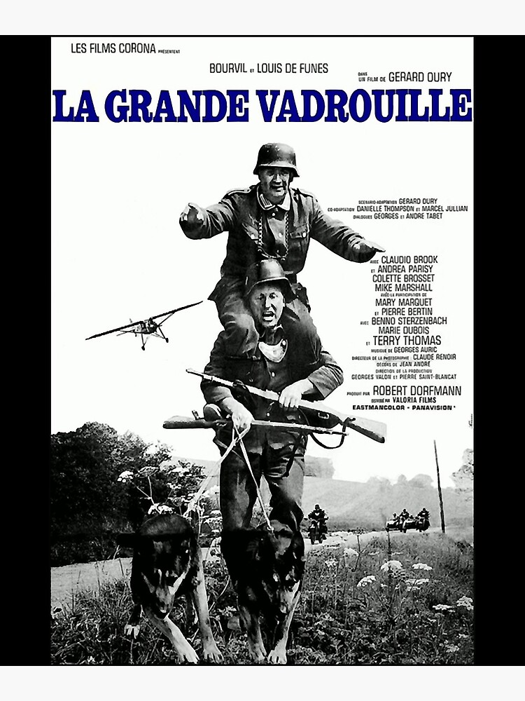 Mens Funny La Grande Vadrouille 1966 Louis De Funes Comedy Movie