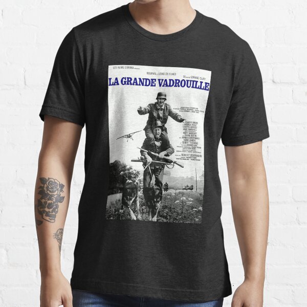 Herren Lustiges La Grande Vadrouille 1966 Louis De Funes Komödienfilm Cooles Grafikgeschenk Essential T-Shirt