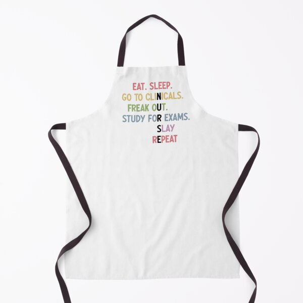 Item preview, Future Nurse Eat sleep Go to clinicals Freak out Study for exams Slay Repeat | Funny Nursing student | Nurse in progress | Nurse in training | Gifts for Nursing student designed and sold by Violet Treasures.