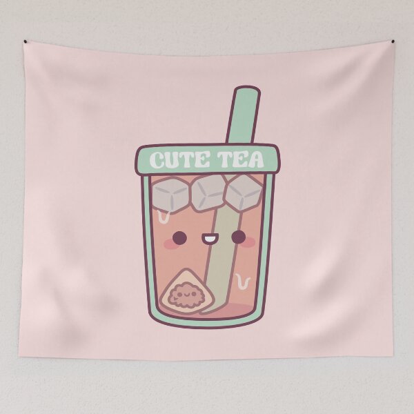 Item preview, Cute Tea Bag Ice Tea Cutie Pun designed and sold by rustydoodle.