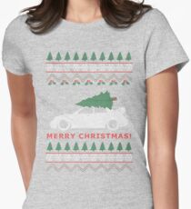 STI Ugly Christmas Sweater (2005) Women's Fitted T-Shirt