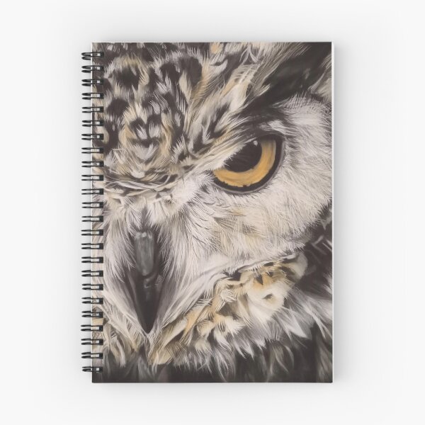 Item preview, Portrait of an Eagle Owl designed and sold by JeanneGisclard.