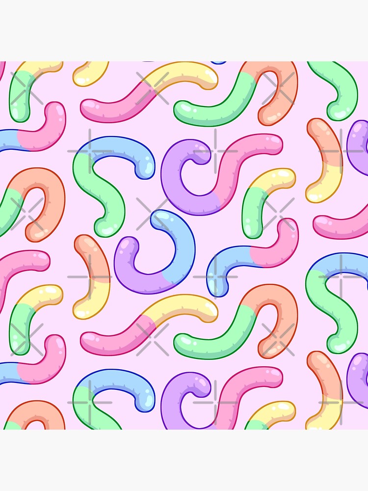 Gummy Worm Pattern by feralfane
